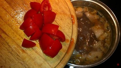 уха с грибами