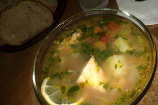 Уха Царская с семгой