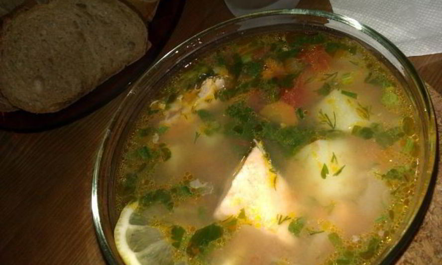 Рецепт уха царская с семгой