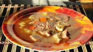 Венгерский вкусный суп гуляш из говядины