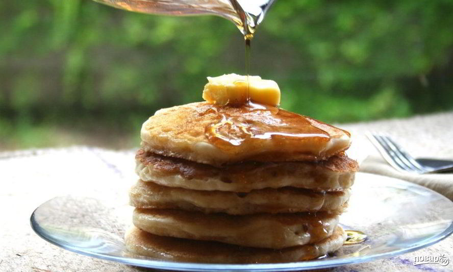 Рецепт американские панкейки на кефире