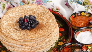 Ажурные блинчики на молоке