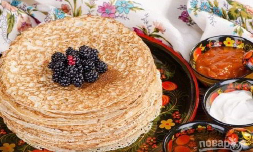 Рецепт ажурные блинчики на молоке