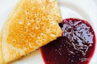 Ажурные блины на молоке