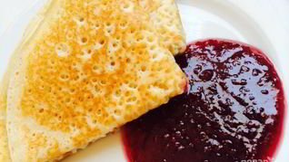 Ажурные блины на молоке