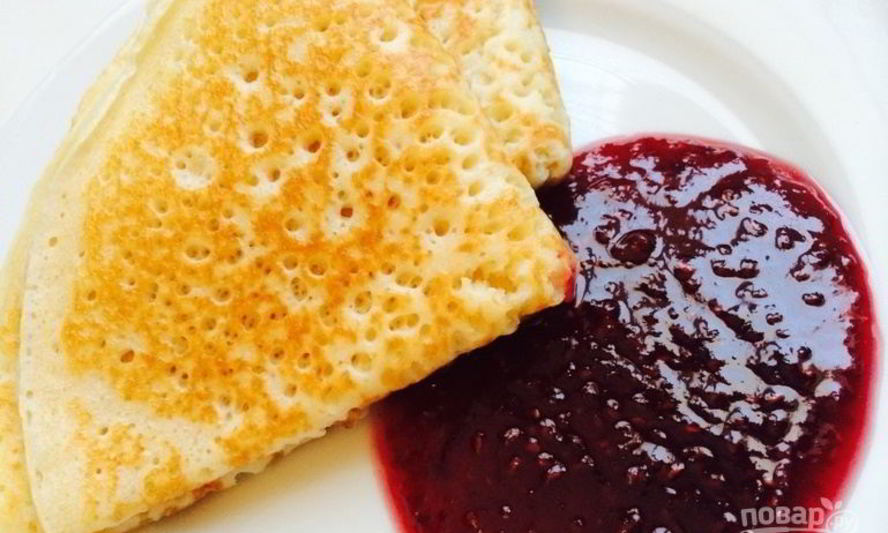 Рецепт ажурные блины на молоке