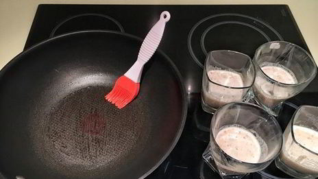 блинчики из отрубей с шоколадным творогом