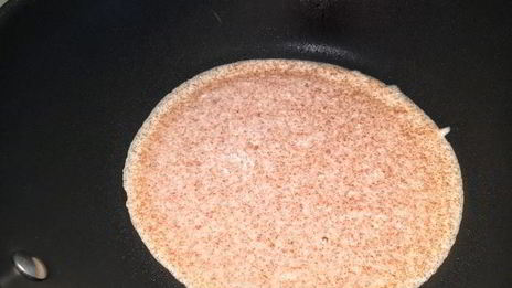 блинчики из отрубей с шоколадным творогом