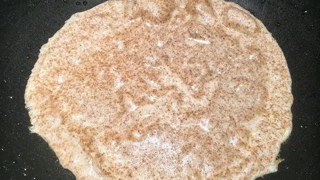 блинчики из отрубей с шоколадным творогом