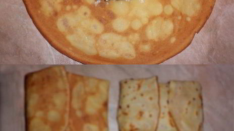 блинчики карри с крабовым мясом