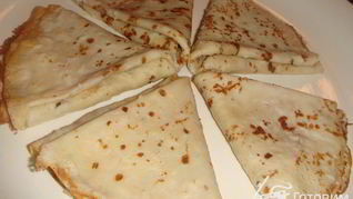 Блинчики кокосовые