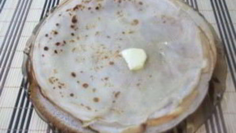 блинчики с красной рыбой