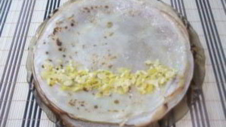 блинчики с красной рыбой