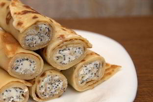 Блинчики с маком и творогом