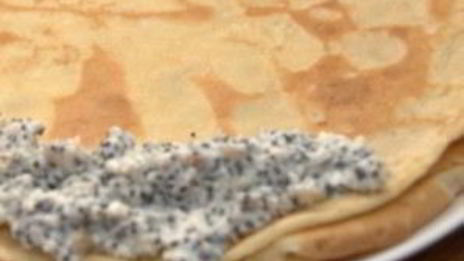 блинчики с маком и творогом