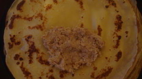 блинчики с мясом