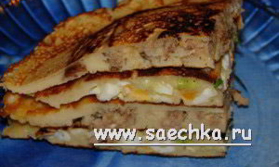 Рецепт блинчики с припеком