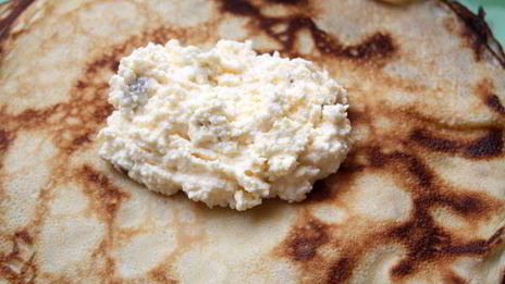 блинчики с творогом