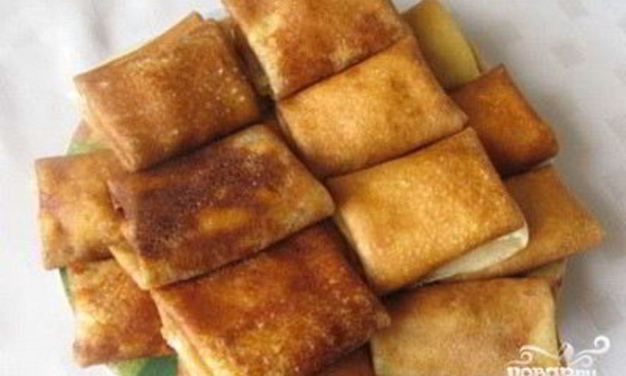 Рецепт блинчики с творожной массой