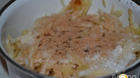 блинчики с яблоками