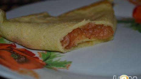 блинчики с яблоками