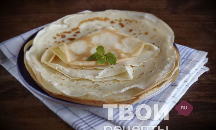 Рецепт блинчики