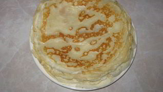 Блины без яиц на молоке