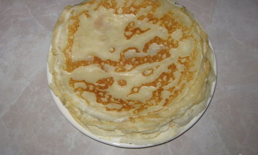 Рецепт блины без яиц на молоке