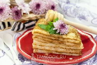 Блины без яиц на сыворотке