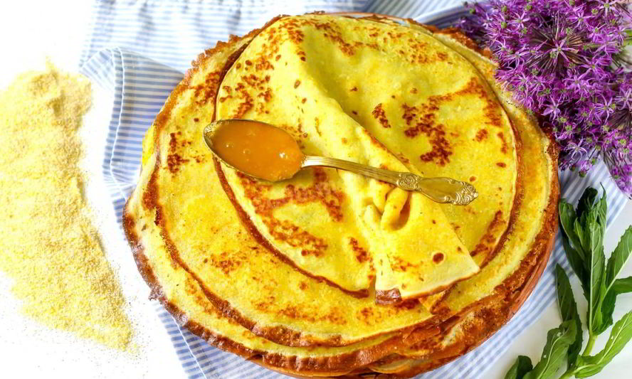 Рецепт блины из кукурузной муки