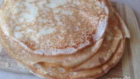 блины классические на молоке