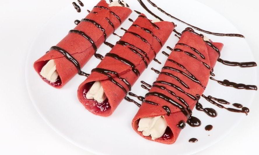 Рецепт блины красный бархат