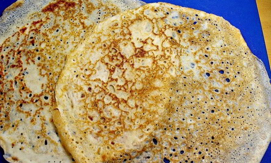 Рецепт блины на кислом молоке тонкие с дырочками