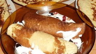 Блины на манке на дрожжах манные