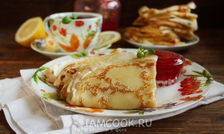 Рецепт блины на молоке без дрожжей