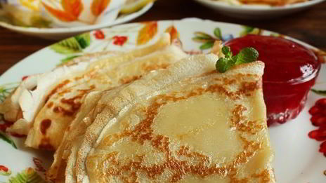 блины на молоке без дрожжей