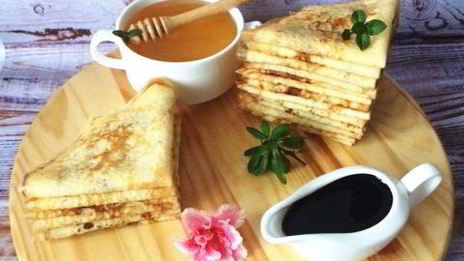 блины на молоке