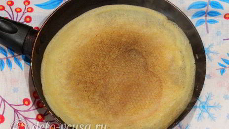 блины на простокваше с творогом