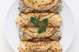 Блины с курицей