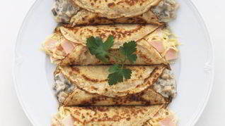 Блины с курицей