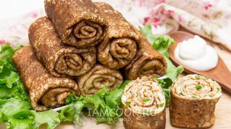 блины с луком и яйцом