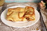 Блины с мясом по-домашнему