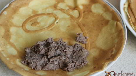 блины с мясом по-домашнему