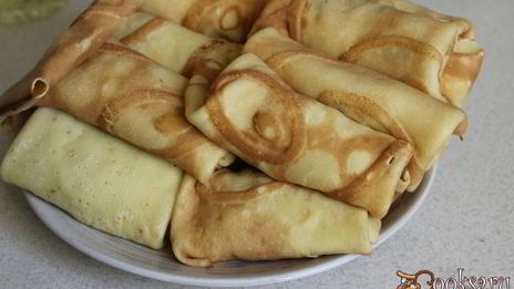 блины с мясом по-домашнему