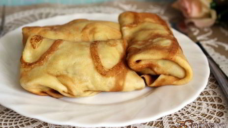 блины с мясом по-домашнему