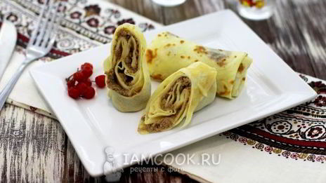 блины с печенью