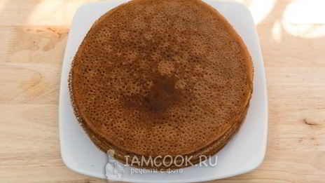 блины с шоколадно-ореховой пастой