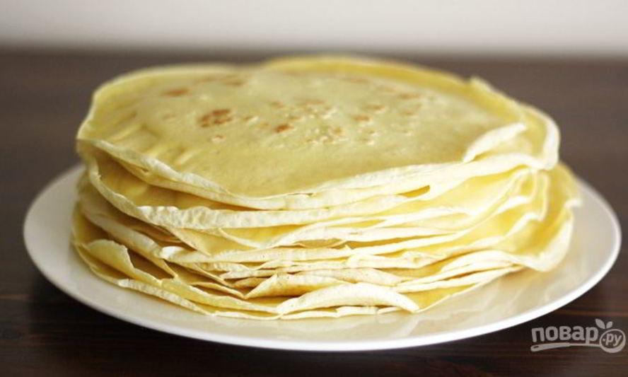 Рецепт быстрые блинчики на молоке