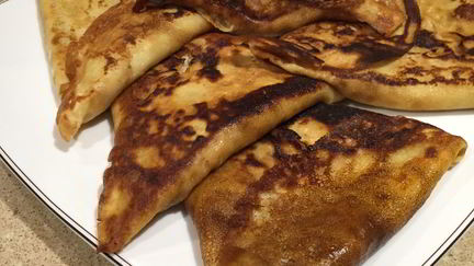 Блины с курицей