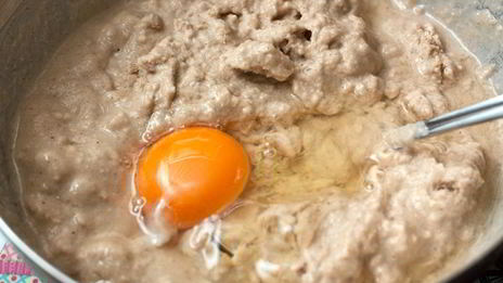 гречневые блинчики с яйцом